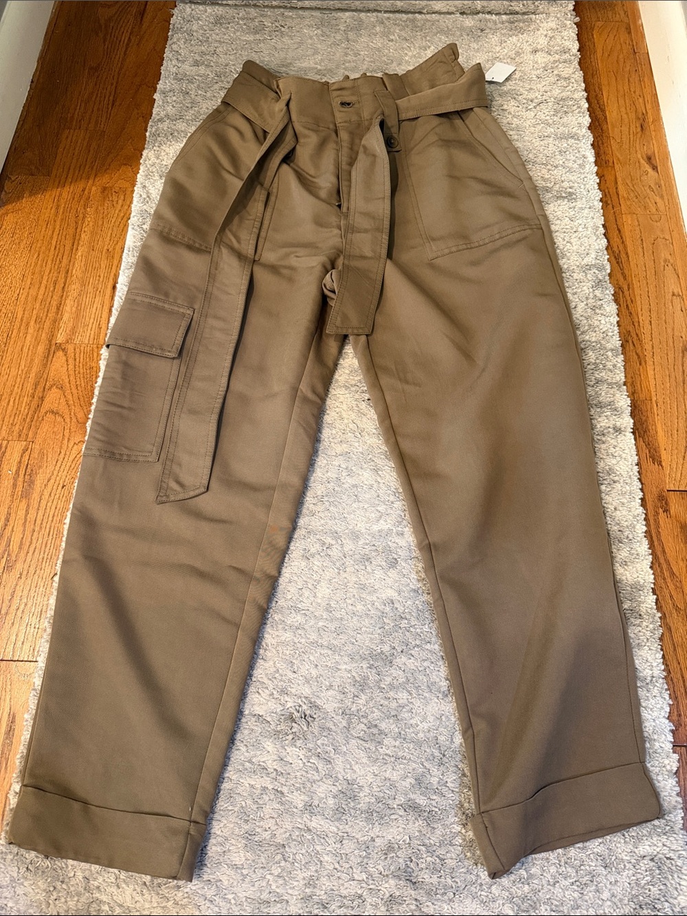 Popsugar Brown Ankle Trousers Cargo